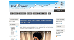 Desktop Screenshot of kindmankind.net